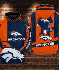 Denver Broncos Nfl Football Orange 3D All Over Print Zip Up Hoodie, Make A Statement With This Bright Color