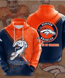 Denver Broncos Nfl Football Team 3D All Over Print Zip Up Hoodie, Show Your Team Pride