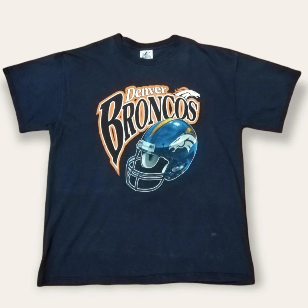 Denver Broncos Tshirt Pullover Hoodie Crewneck Sweatshirt Reprinted Full Color Full Size Gifts For NFL Fans