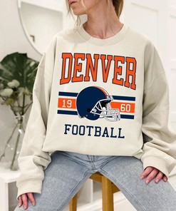 Denver Football Sweatshirt, Vintage Retro Denver Football Crewneck Sweatshirt, American Football Fan, NFL Shirt