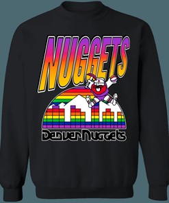Denver Nuggets 1980's Vintage NBA Crewneck Sweatshirt Hoodie Shirt Gifts for Fans