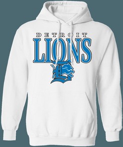 Detroit Lions Retro NFL Hoodie Sweatshirt Shirt Gifts for Fans