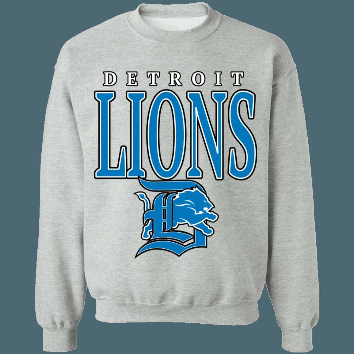 Detroit Lions Vintage 90's NFL Crewneck Sweatshirt Hoodie Shirt Gifts for Fans