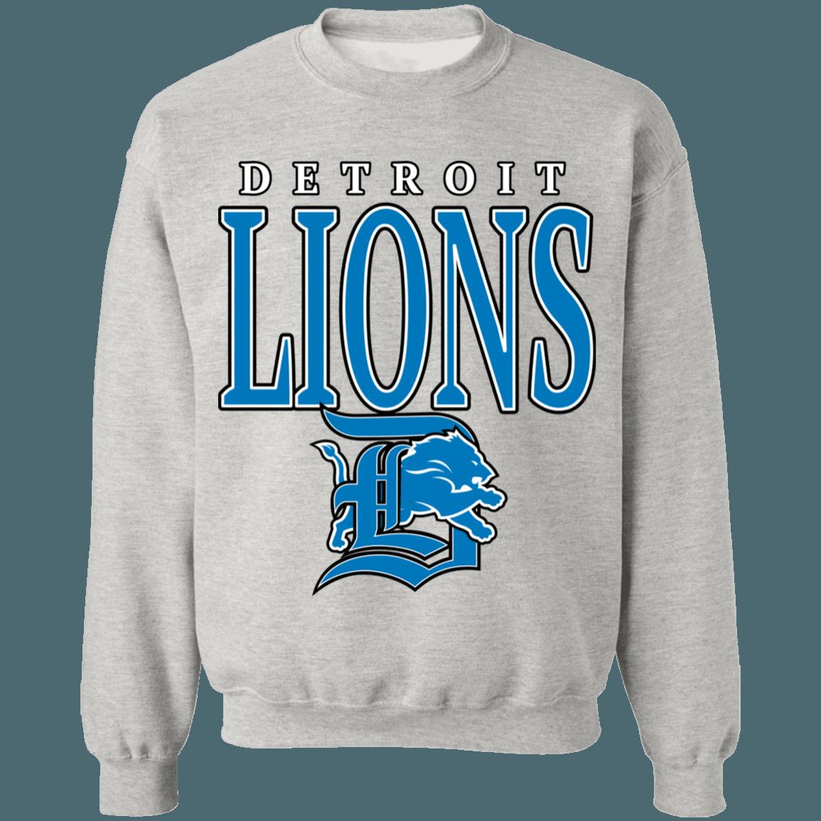 Detroit Lions Vintage 90's NFL Crewneck Sweatshirt Hoodie Shirt Gifts for Fans - Image 4