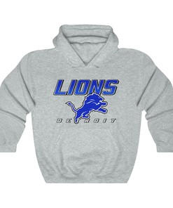Detroit Lions Vintage 90's NFL Hoodie Sweatshirt Shirt Gifts for Fans