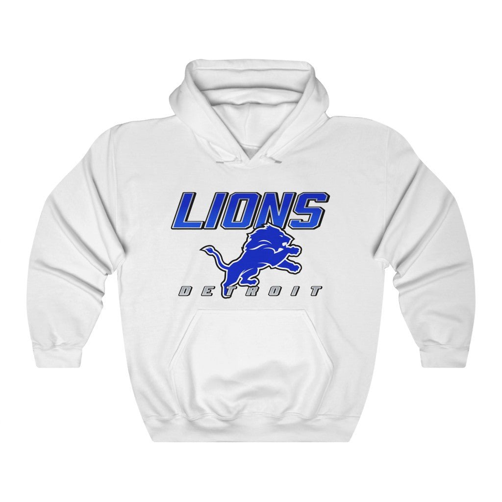 Detroit Lions Vintage 90's NFL Hoodie Sweatshirt Shirt Gifts for Fans - Image 2