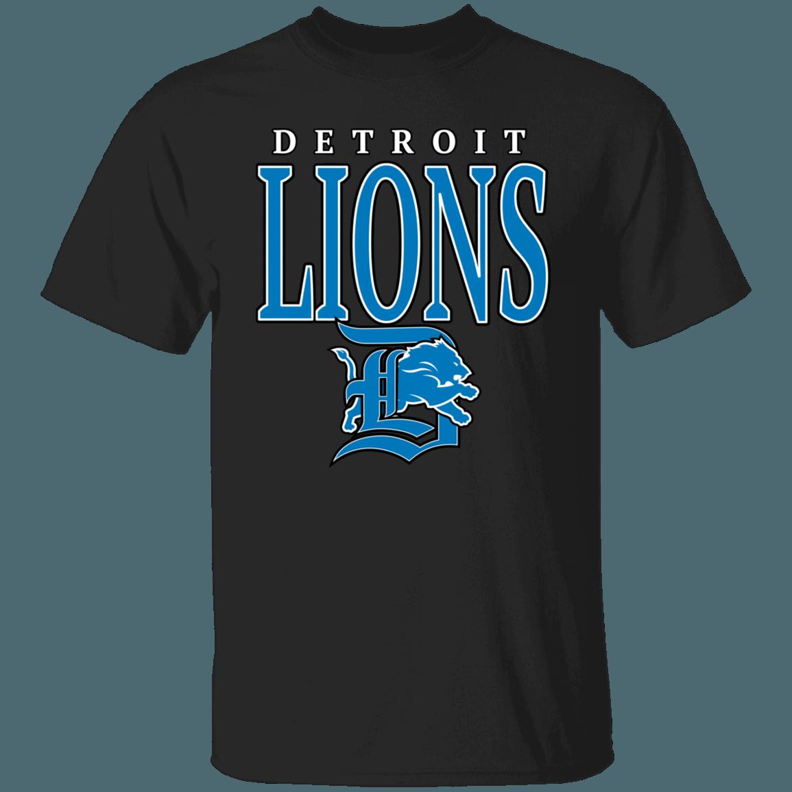 Detroit Lions Vintage 90's NFL T-Shirt Sweatshirt Hoodie Gifts for Fans - Image 3