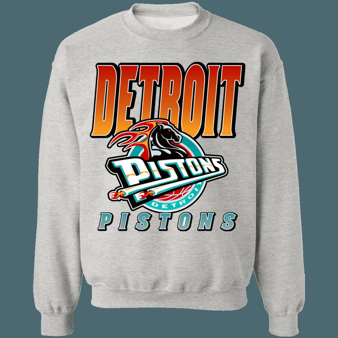Detroit Pistons GRADIENT Retro NBA Crewneck Sweatshirt Hoodie Shirt Gifts for Fans - Image 4