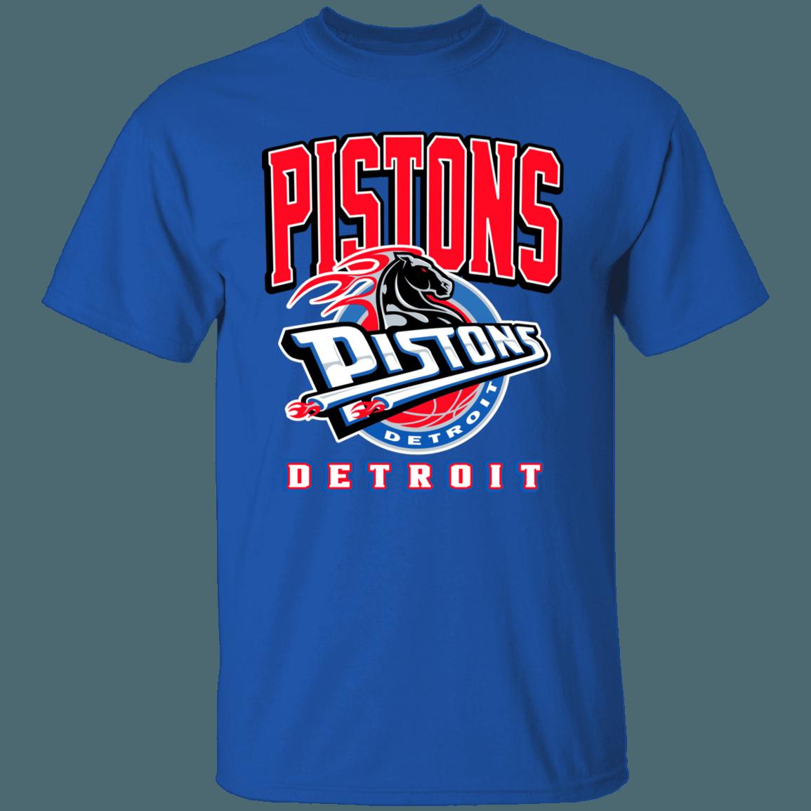 Detroit Pistons HORSE Retro Remix NBA T-Shirt Sweatshirt Hoodie Gifts for Fans