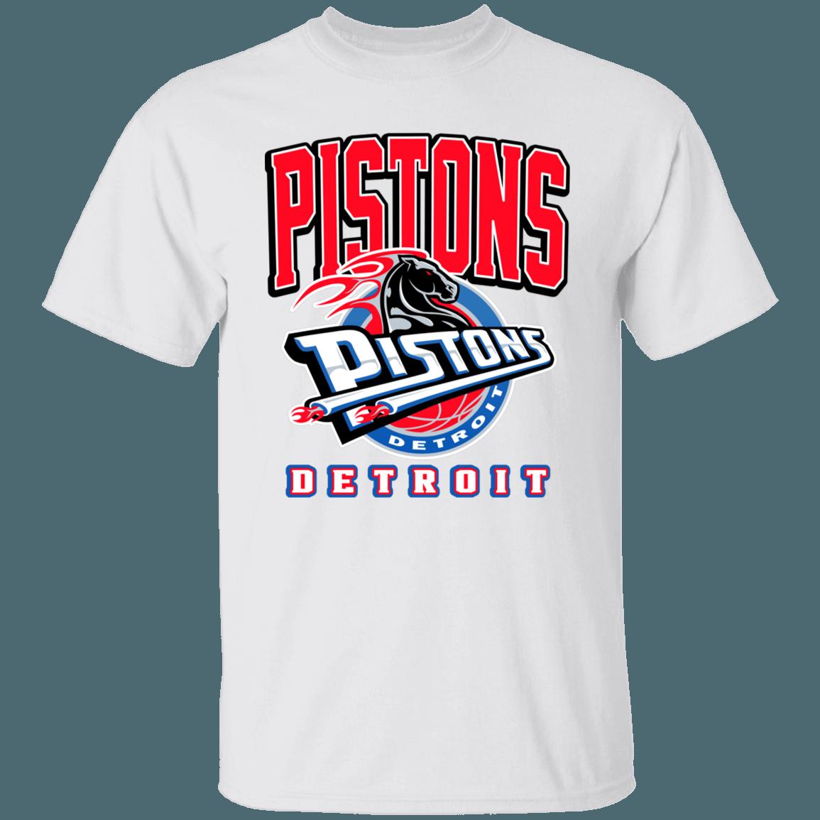 Detroit Pistons HORSE Retro Remix NBA T-Shirt Sweatshirt Hoodie Gifts for Fans - Image 3