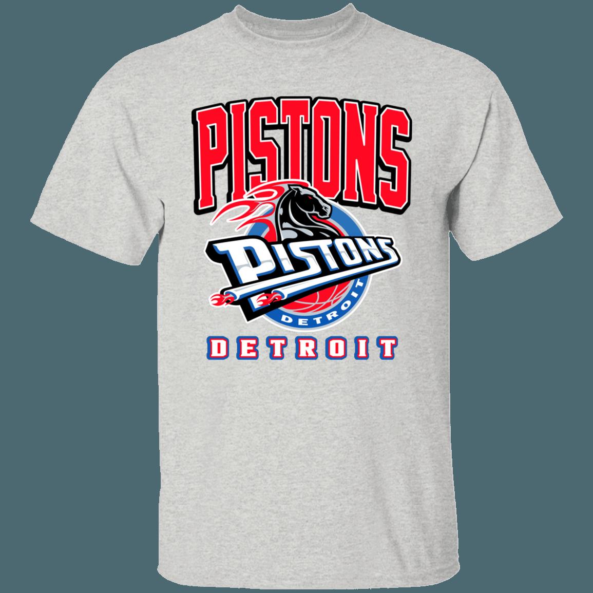 Detroit Pistons HORSE Retro Remix NBA T-Shirt Sweatshirt Hoodie Gifts for Fans - Image 4