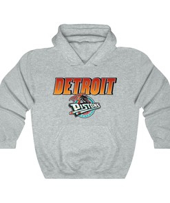 Detroit Pistons Vintage 90's NBA Hoodie Sweatshirt Hoodie Shirt Gifts for Fans Shirt Gifts for Fans