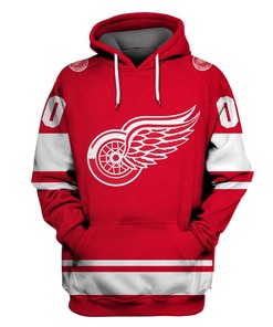 Detroit Red Wings Nhl 3D All Over Print Zip Up Hoodie Option