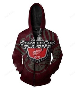 Detroit Red Wings Nhl Football Stanley Cup 3D All Over Print Zip Up Hoodie Option