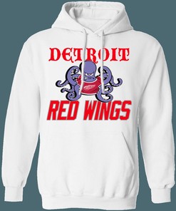 Detroit Red Wings OCTOPUS Retro NHL Hoodie Sweatshirt Shirt Gifts for Fans