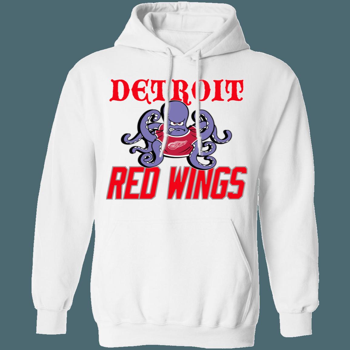 Detroit Red Wings OCTOPUS Retro NHL Hoodie Sweatshirt Shirt Gifts for Fans