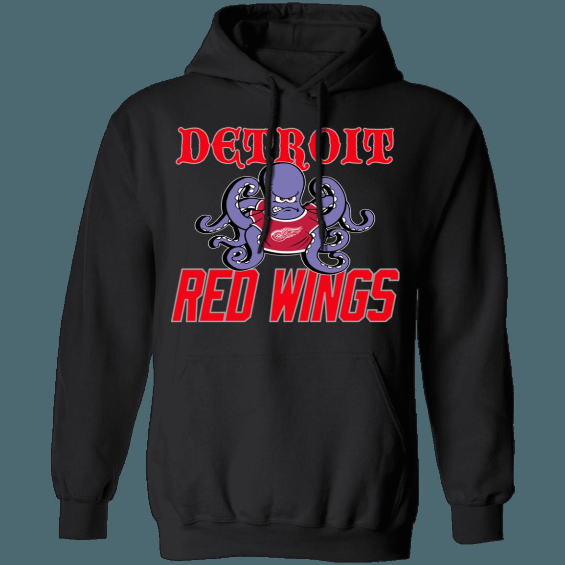 Detroit Red Wings OCTOPUS Retro NHL Hoodie Sweatshirt Shirt Gifts for Fans - Image 2