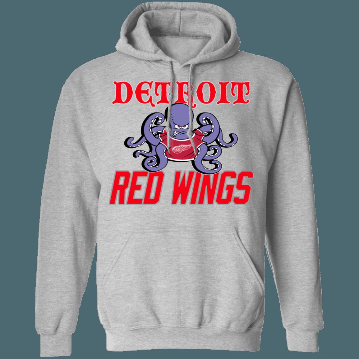 Detroit Red Wings OCTOPUS Retro NHL Hoodie Sweatshirt Shirt Gifts for Fans - Image 4