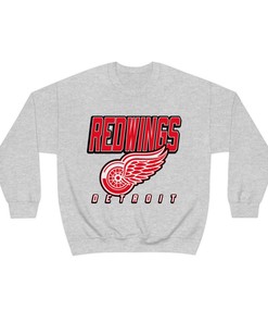 Detroit Red Wings Retro 90's NHL Crewneck Sweatshirt Hoodie Shirt Gifts for Fans