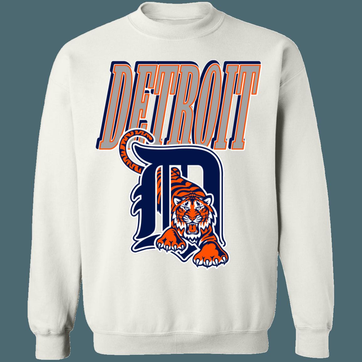 Detroit Tigers Vintage MLB Crewneck Sweatshirt Hoodie Shirt