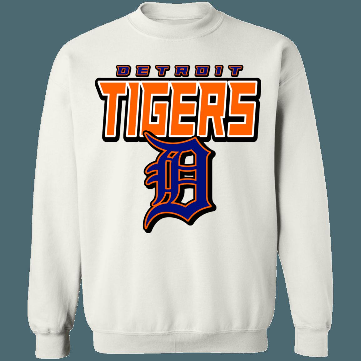 Detroit Tigers Vintage MLB Crewneck Sweatshirt Hoodie Shirt Gifts for Fans - Image 2