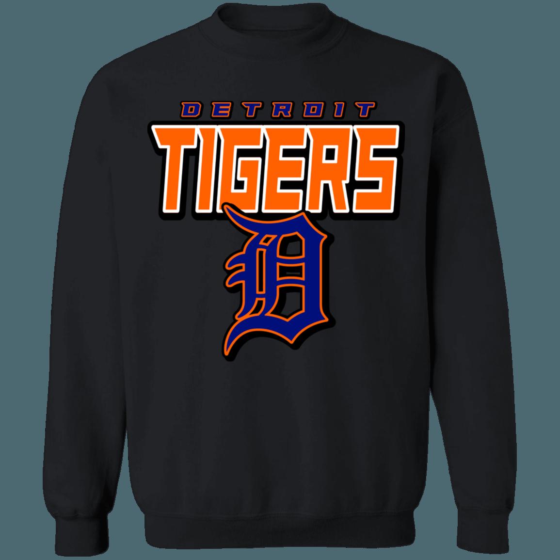 Detroit Tigers Vintage MLB Crewneck Sweatshirt Hoodie Shirt Gifts for Fans - Image 3