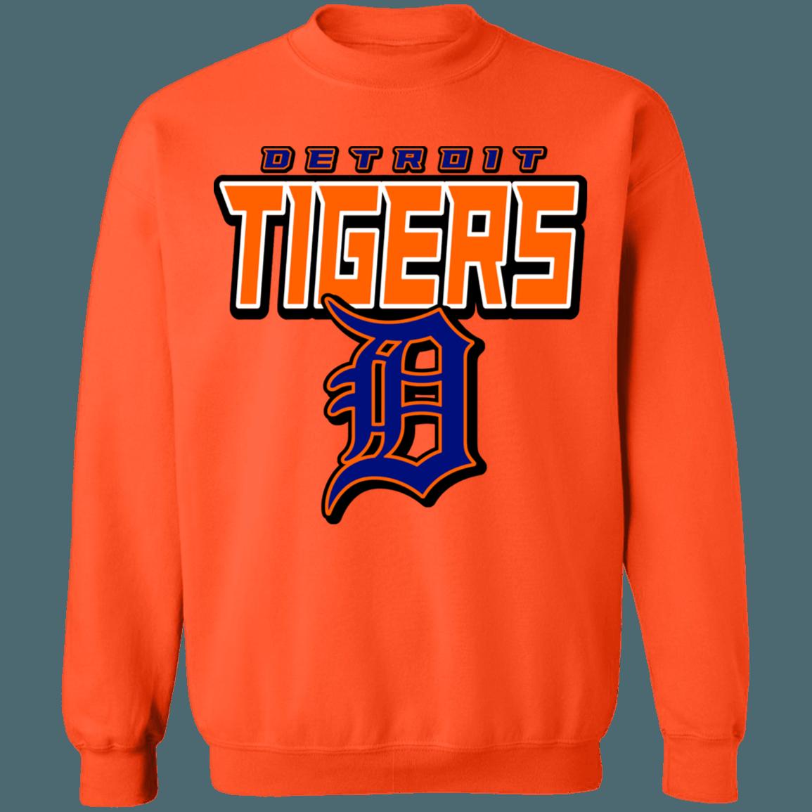 Detroit Tigers Vintage MLB Crewneck Sweatshirt Hoodie Shirt Gifts for Fans - Image 4