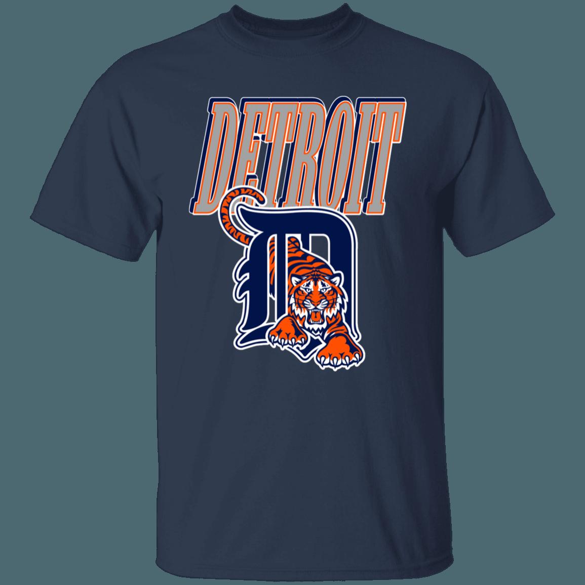 Detroit Tigers Vintage MLB T-Shirt Sweatshirt Hoodie Gifts for Fans - Image 4