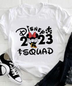 Disney 2023 Family Trip Mickey Shirt Family Birthday Gift Adult Kid Toddler Tee