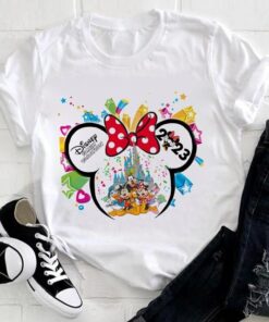 Disney 2023 Family Trip Mickey Shirt Unisex T-shirt Family Birthday Gift Adult Kid Toddler Tee