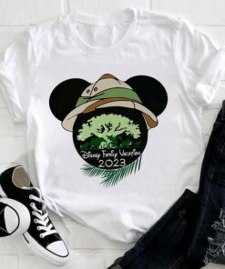 Disney 2023 Family Trip Mickey Shirts Full Size Unisex T-shirt Family Birthday Gift Adult Kid Toddler Tee