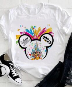 Disney 2023 Family Trip Mickey Shirts Unisex T-shirt Family Birthday Gift Adult Kid Toddler Tee