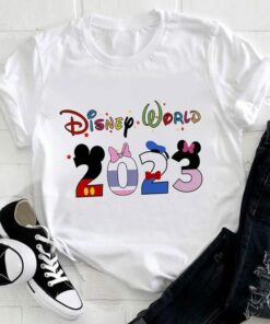 Disney 2023 Family Trip Mickey Shirts Unisex Unisex T-shirt Family Birthday Gift Adult Kid Toddler Tee