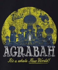 Disney Aladdin Genie Visit Agrabah Palace Vintage T-Shirt, Aladdin Shirt, A Whole New World Aladdin Shirt