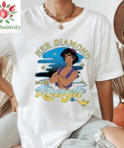Disney Aladdin Her Diamond In The Rough Portrait Shirt, Disneyland Vacation Trip Unisex T-shirt Family Birthday Gift Adult Kid Toddler Tee