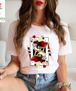 Disney Alice In Wonderland Queen Of Hearts Playing Card T-Shirt, Disneyland Vacation Matching Unisex T-shirt