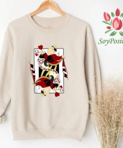 Disney Alice In Wonderland Queen Of Hearts Playing Card T-Shirt, Disneyland Vacation Matching Unisex T-shirt