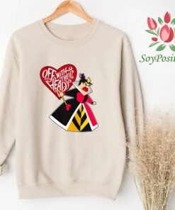 Disney Alice in Wonderland Queen of Hearts Off with Their Heads Disneyland Family Trip Vacation Gift Birthday Unisex T-shirt Kid Shirt