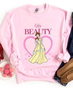 Disney Beauty And The Beast Belle His Beauty Shirt Disney Princess Belle And The Beast Shirt Magic Kingdom Disneyland Shirt Gift For Couple