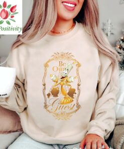 Disney Beauty And The Beast Lumiere Be Our Guest Graphic T-Shirt, Disneyland Family Vacation Gift Unisex Adult T-shirt