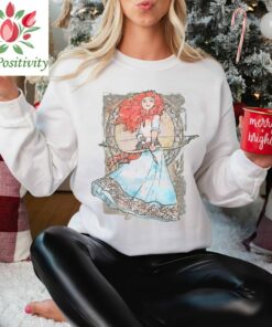 Disney Brave Merida Princess Watercolor Nouveau Graphic Shirt, Disney Princess Tee, Disney Unisex T-shirt, Disney Merida Shirt
