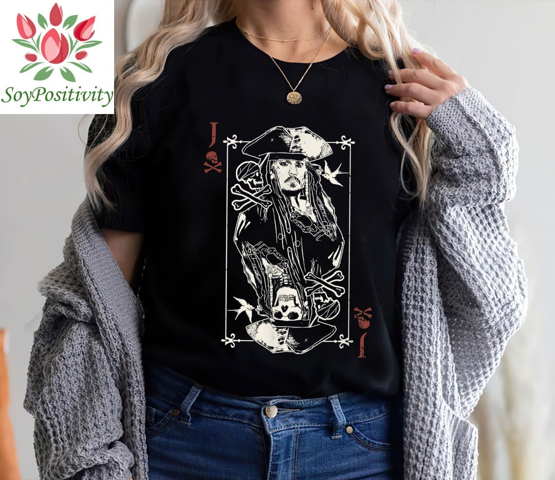 Disney Captain Jack Sparrow Playing T-shirt, Magic Kingdom Trip Unisex T-shirt Family Birthday Gift Adult Kid Toddler Tee