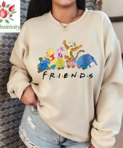 Disney Cartoons Friends Shirt, Winnie The Pooh Friends Shirt, Disney Family Shirt, Friends Themed Shirt