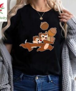 Disney Chip ‘n Dale Chipmunks Acorn Run Matching Costume Shirt, Disneyland Family Vacation Gift Unisex Adult T-shirt Kid T-shirt