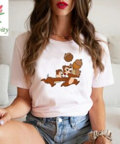 Disney Chip ‘n Dale Chipmunks Acorn Run Matching Costume Shirt, Disneyland Family Vacation Gift Unisex Adult T-shirt Kid T-shirt