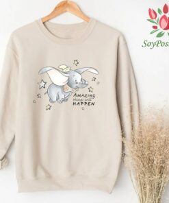 Disney Dumbo Amazing Things Vintage Shirt, Disneyland Vacation, Unisex T-shirt Family Birthday Gift Adult Kid Toddler Tee