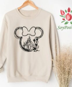 Disney Family Shirt, Family Disneyworld Shirt, Mickey Sketch Shirt, Minnie Women Shirt, Disneyworld Trip Shirt, Mickey Couple Shirt