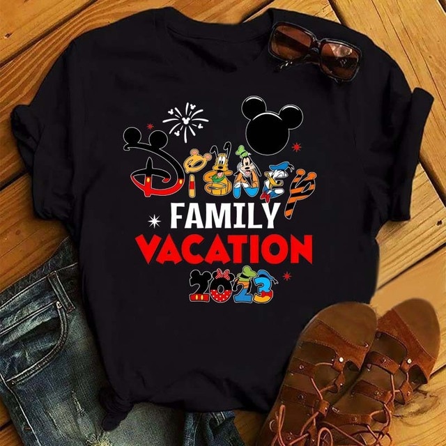 Disney Family Vacation 2023 Shirt Unisex T-shirt Family Birthday Gift Adult Kid Toddler Tee 2