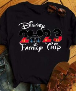 Disney Family Vacation 2023 Shirt Unisex T-shirt Family Birthday Gift Adult Kid Toddler Tee 3