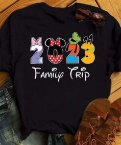 Disney Family Vacation 2023 Shirt Unisex T-shirt Family Birthday Gift Adult Kid Toddler Tee 4